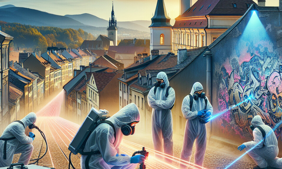 Laserowe usuwanie graffiti Bielsko-Biała